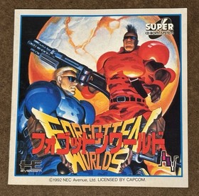 Forgotten Worlds NEC PC Engine Super CD-ROM Japan Import US Seller TESTED