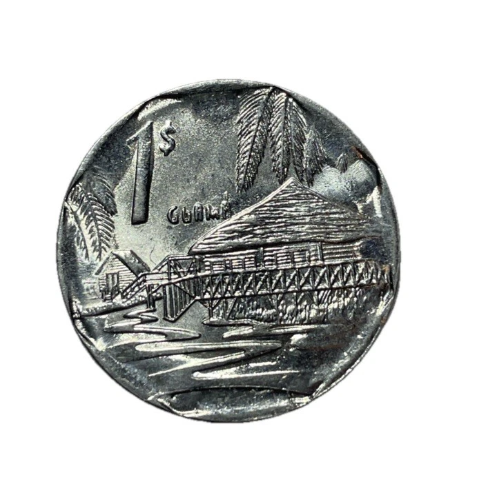 2018 1-Un Peso Coin / Error / Extreme Die Wear State - Image 2 of 2