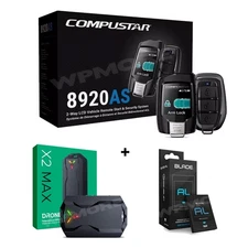 Compustar CS8920-AS 2-Way Remote Start Security + Drone X2-MAX + Blade-AL