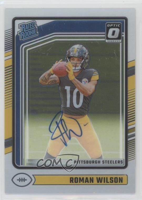 2024 Panini Donruss Optic Rated 2/325 Roman Wilson #285 Rookie Auto RC 10yl