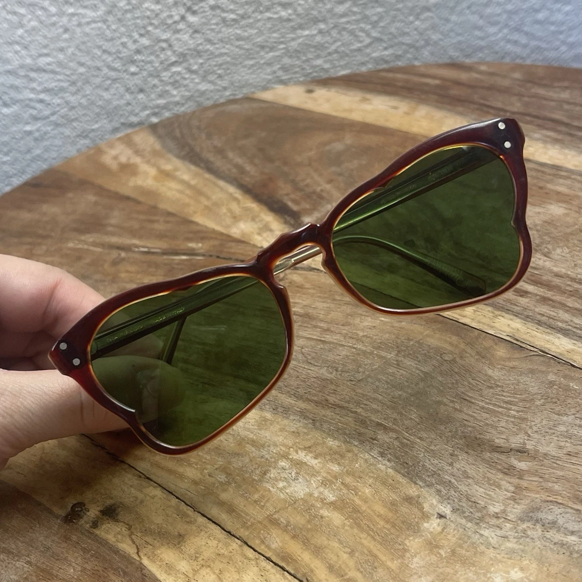 Vintage l 40s Nil Melius Italy Novelty Barbie Rockabilly Pinup Butterfly Sunnies Millennials with butterfly tattoos please stand upppp  main image 4