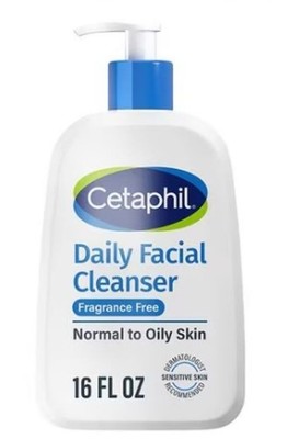 Cetaphil Daily Facial Cleanser, Normal to Oily Skin, 16 Fl Oz