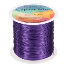 Copper Craft Wire 24 Gauge 203ft Purple