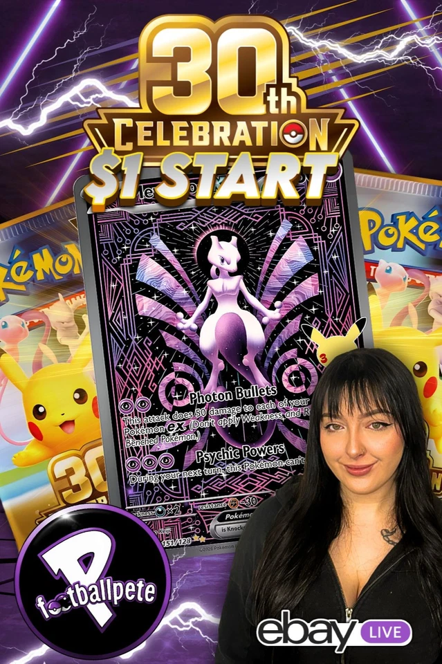 🎯$1 STARTS ALL SHOW! + 30TH ANNIVERSARY🎯 W/PFOOTBALL