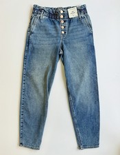 Abercrombie kids high-rise mini Mom jeans 11/12 brand new with tags CUTEST/soft 