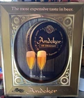 Vintage 1970s Andeker Lighted Beer Sign Pabst Bar Display Works