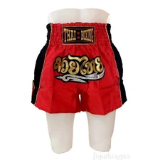 Selling Muay Thai shorts, Red , size XL, 1 piece, quality products from Thai