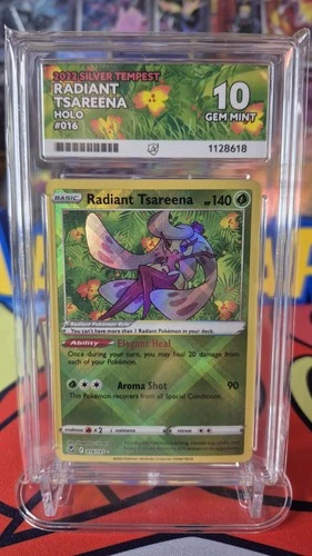 Radiant Tsareena 016/195 Silver Tempest ACE GEM MINT 10