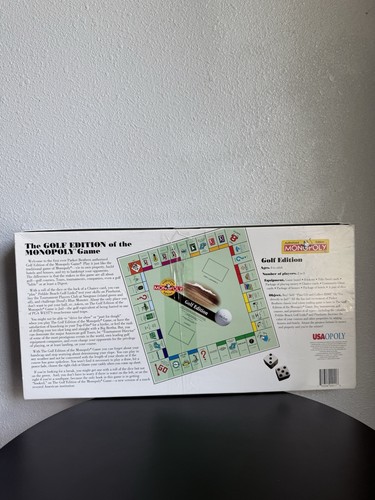 Monopoly Golf Authorized Edition 1996 Board Game Vintage Brand New Pieces Sealed - Picture 4 of 6