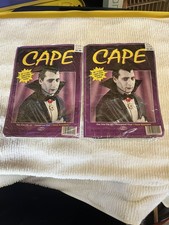 2 Black Capes Halloween Lot Of 2 Brand New