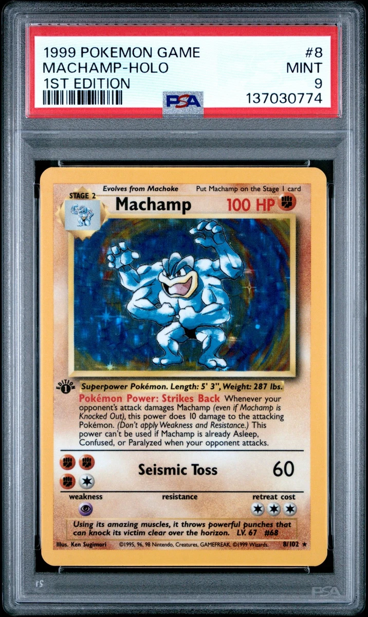 Pokémon TCG 1st Edition English Holo Rare Individual Collectible