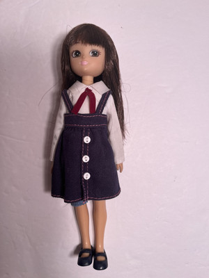Lottie School Days 7'' Brown Eyed Brunette Lottie Doll in School Uniform