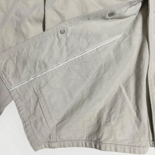 visvim Men's Stand Collar Coverall Jacket Beige Size M Light Outerwear #FJ AAA image 5