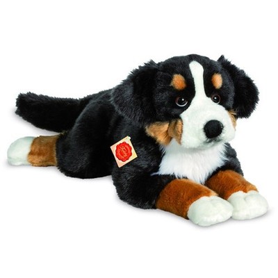 Teddy Hermann Large  Lying  Bernese 92781  Plush Soft Toy Lincrafts  UK Est.1993