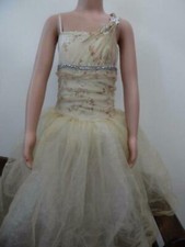 Dance Costume Small Adult Gold Weissman 5783 Ballet Glitter Tutu