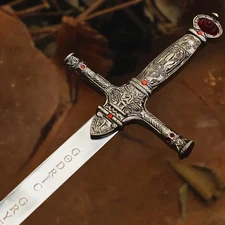 Custom Handmade Carbon Steel Blade Viking Sword |