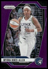 Myisha Hines-Allen /149 2024 Panini Prizm WNBA #20 Purple Prizms Minnesota Lynx
