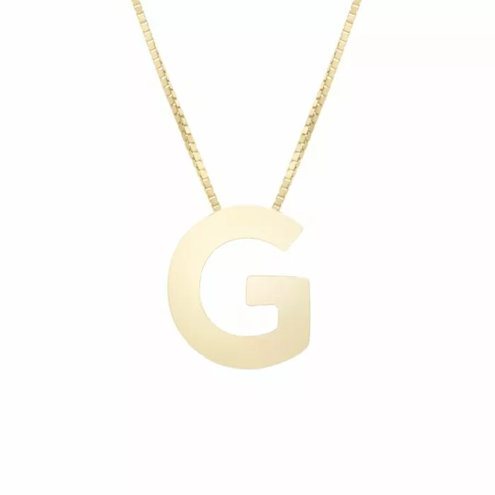 Block letter sale jewelry