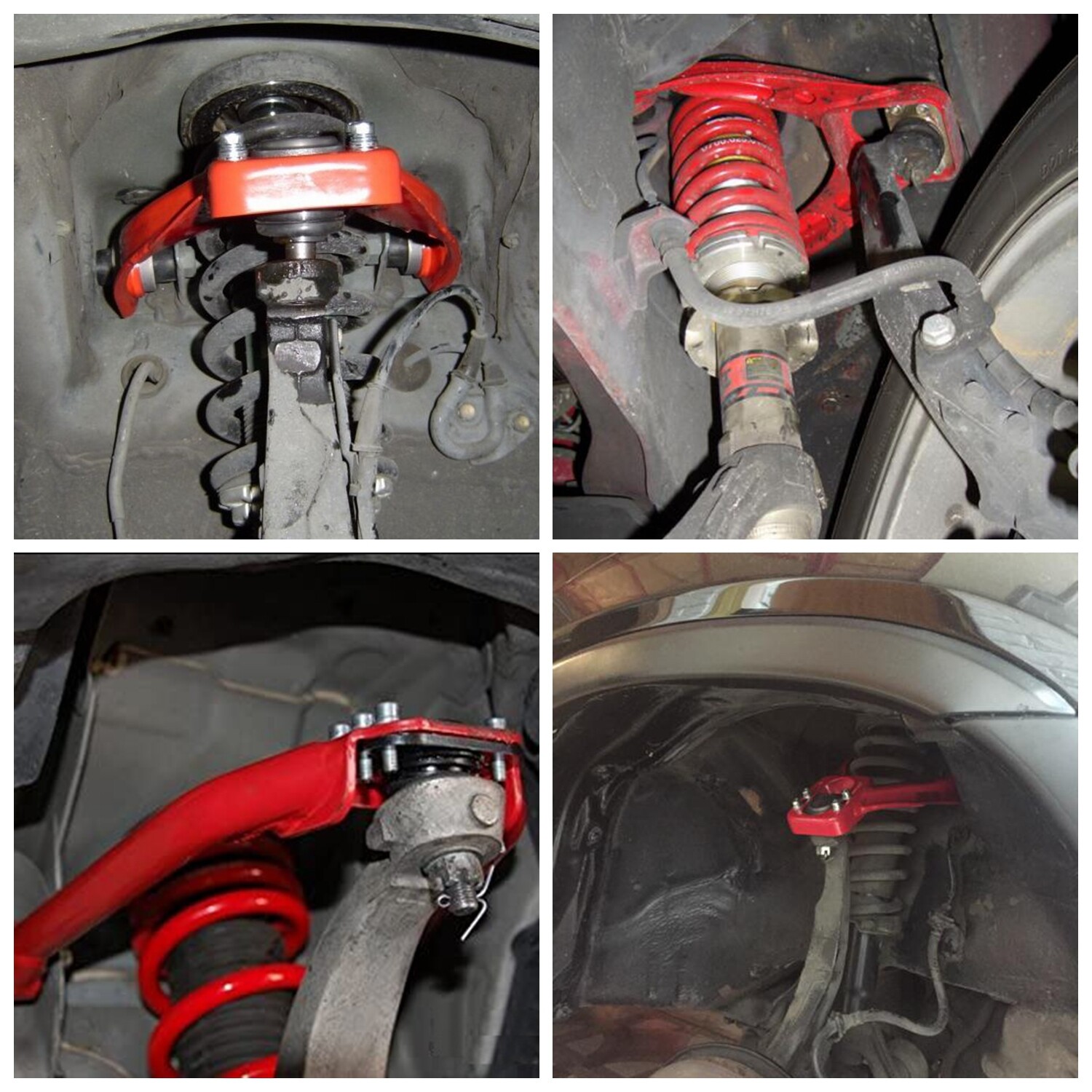 Black Adjustable Front Upper Control Camber AArms for Honda Civic EJ