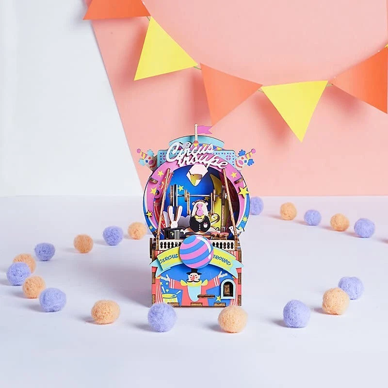 Robotime 3d puzzle music box sale