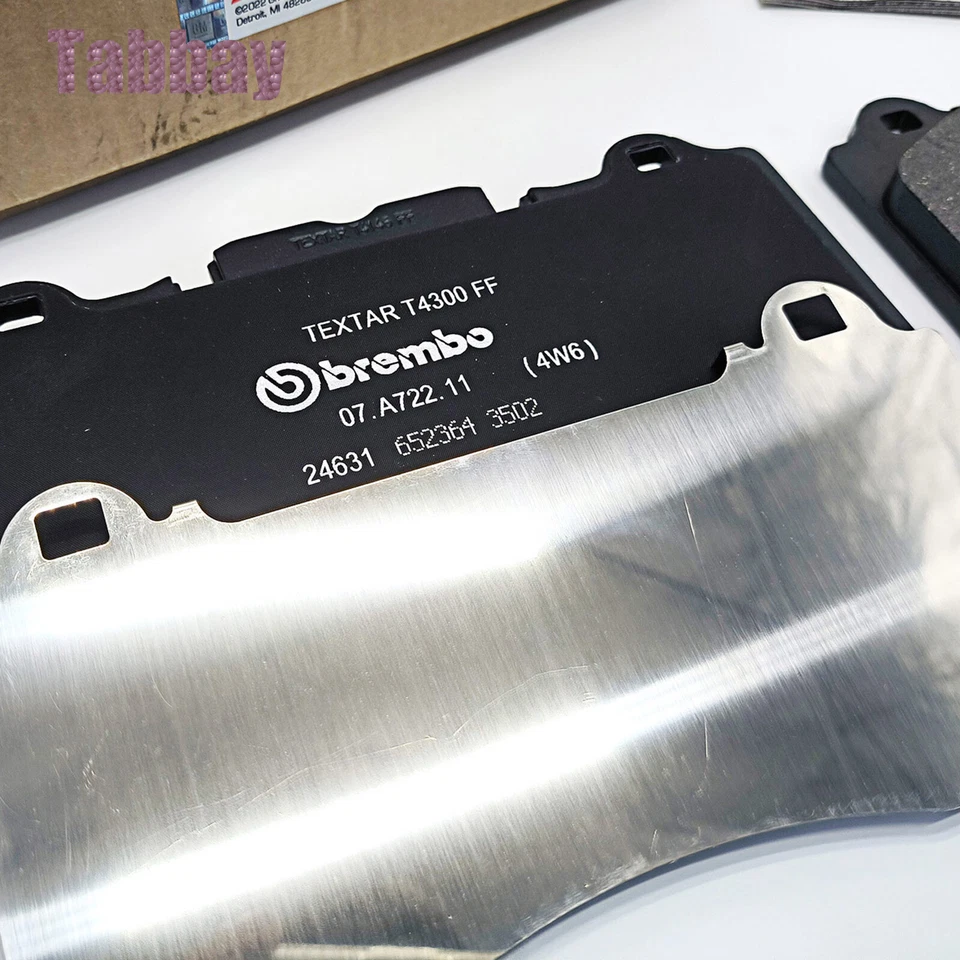 Front Brake Pad Kit for 23316708 Chevrolet Corvette Z06 Z07 Carbon Ceramic Rotor Foto 3 de 4