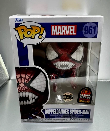 Funko Pop Marvel Doppleganger Spider-Man Metallic #961 LACC 2021  - POP CORNER
