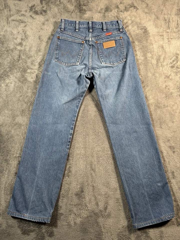 VINTAGE Wrangler Jeans Womens 7 Cowboy Cut Slim Mom High Dark USA 14MWZG 26x29 - Image 3 of 4