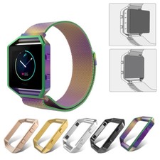 Stainless Steel Metal Frame Holder Replace Shell for Fitbit Blaze Smart Watch