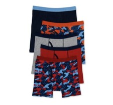 Wonder Nation Boys Cotton Boxer Brief Underwear 5 Pair Pack Size L 10-12 Camo