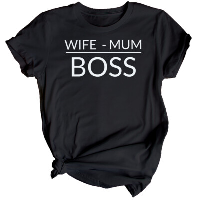 Damen-T-Shirt Frau Mama Chef Muttertag Oberteil lustig Mama Mama süße Geschenkidee #MD
