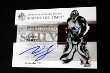 2004-05 UD SP Authentic Hockey Philippe Sauve Sign of the Times Avalanche Auto