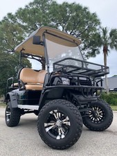 Black Silverlight  4 Passenger Lifted Street Legal Ready Golf Cart 5kw