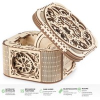 Ugears Schatztruhe Schmuck Geheimfach 3D Holz Bausatz Puzzle Modellbausatz 70031