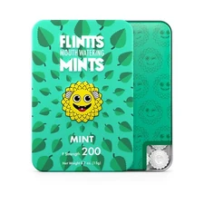 Flintts Mouth Watering Mints - Mint - F-Strength 200 - Dry Mouth Mint