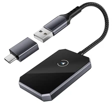 Wireless CarPlay & Android 2-in-1 Auto Adapter /Bluetooth Dongle - BNIB