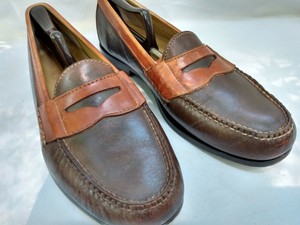 cole haan two tone loafers