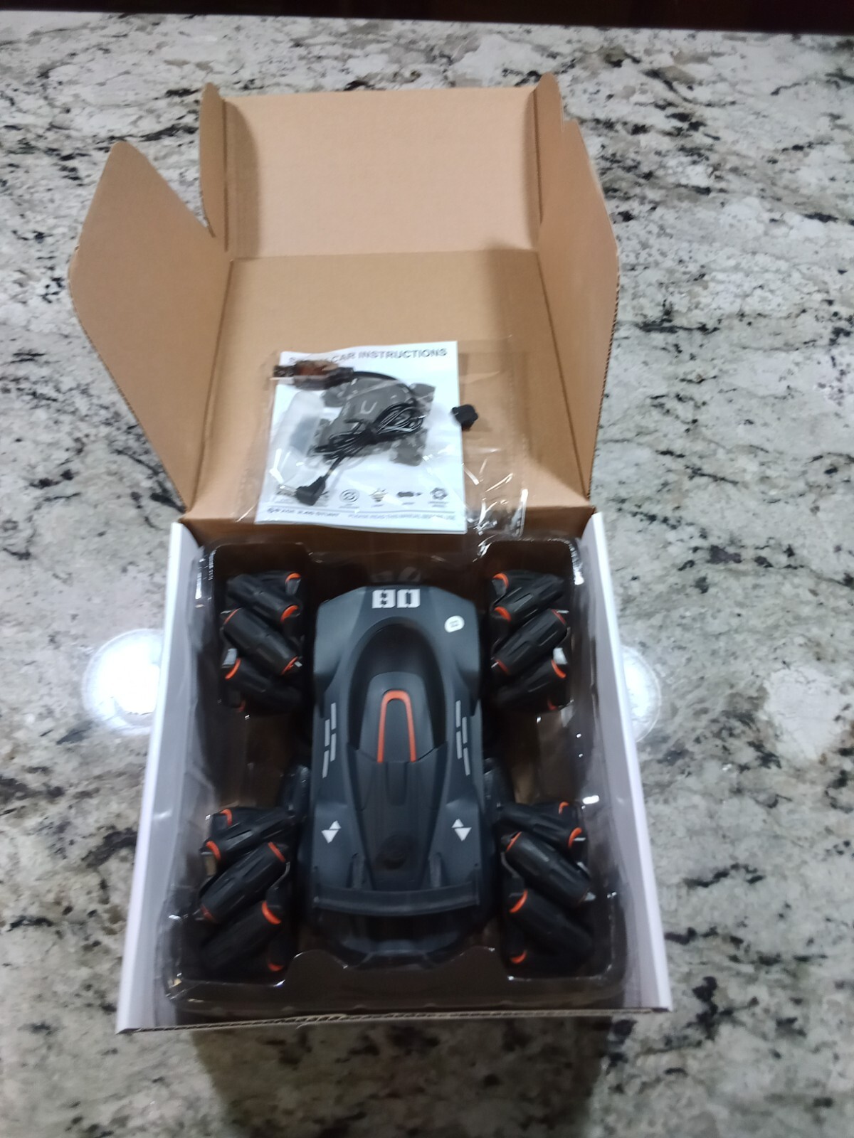 Remote Control Car Toy, Rechargeable Double Sided Driving Stunt RC Car for Boys