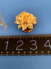Antique German Dollhouse MINIATURE LOT Ormolu metal basket dish, glass vase MO — photo 10