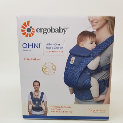 Ergobaby Omni Breeze All-Position Baby Carrier Newborn Toddler 7-45lb Limited Ed