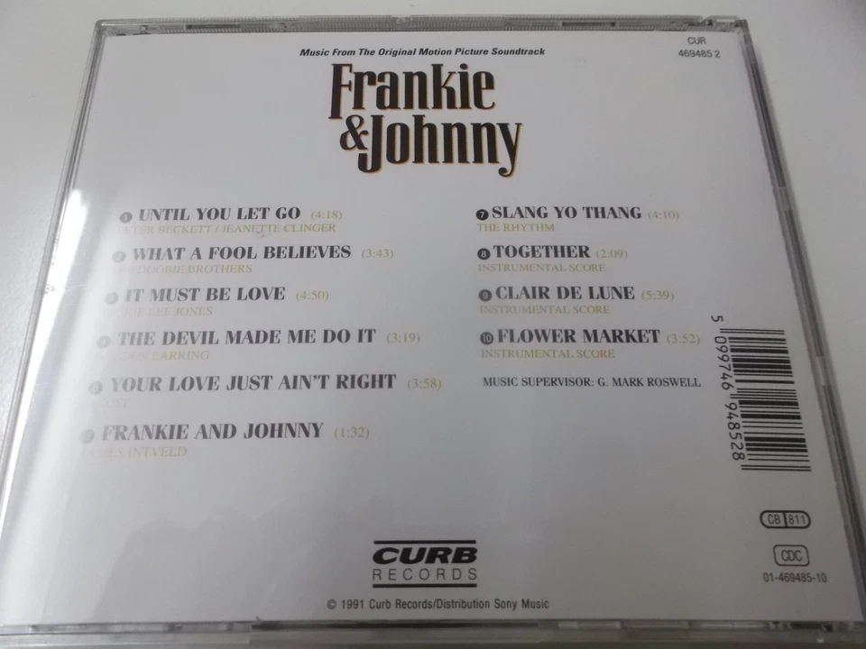 67901 - FRANKIE & JOHNNY - 1991 CURB RECORDS SOUNDTRACK CD 469485 2 ALBUM (V.A.) - Bild 2 von 2