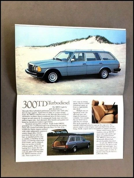 1982 Mercedes Benz 24-page Car Brochure Catalog - 300TD 380SEL 380SL 300D 300CD Foto 4 de 4