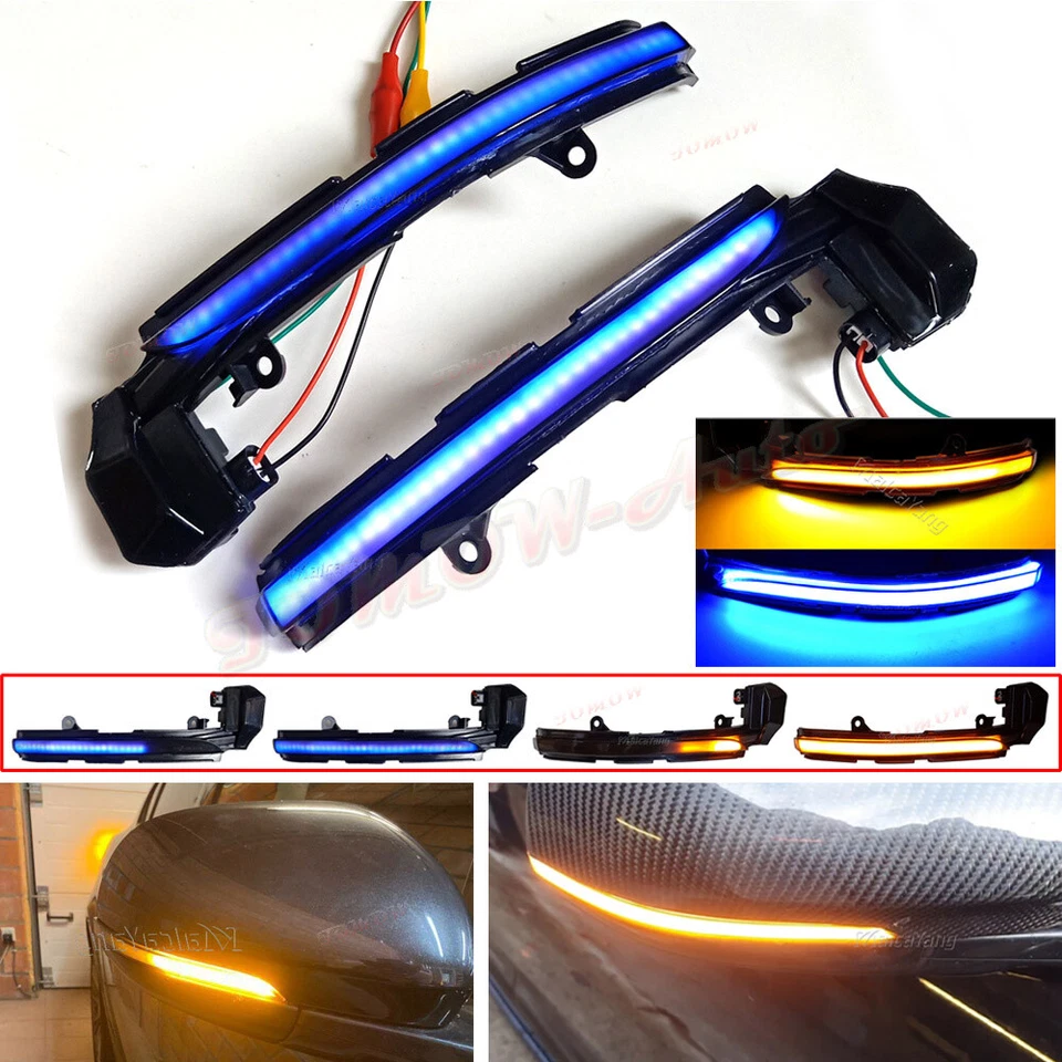 Luz LED dinámica de señal de giro para Jaguar XE XF XJ F-tipo I-pace XK XKR X150 Foto 2 de 4