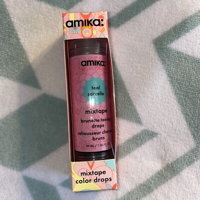 Amika Teal Mixtape Teal Brunette Toning Drops 1 oz