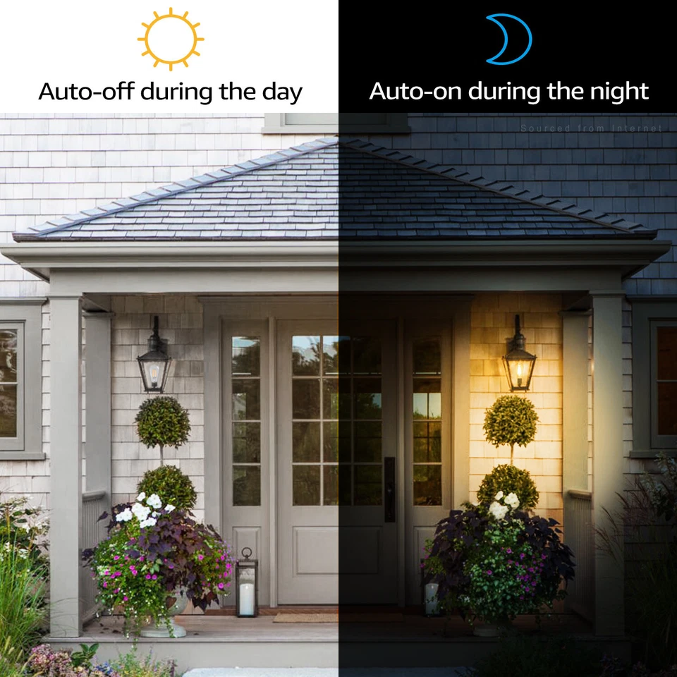 6-Pack ST64 LED Bulb, Dusk-to-Dawn, 7W=75W, ST19 Vintage Edison 2700K Soft White - Image 2 of 4