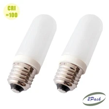 2 Pack Halogen JDD Photo Studio Strobe Flash Modeling Light Bulb 150W 120V Tube