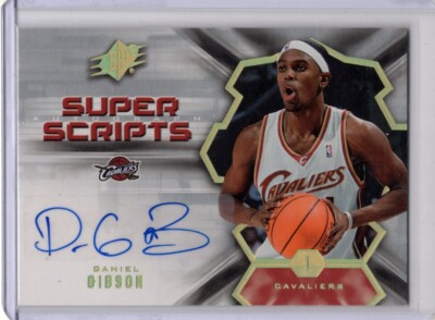 2007-08 Upper Deck SPx Daniel Gibson Super Scripts Autograph #SS-DG Cavaliers