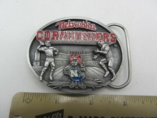 1995 Limited Siskiyou Nebraska Cornhuskers Football National Champ Belt Buckle