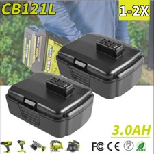 For RYOBI 1-2x 12V Battery CB120L CB121L BPL-1220 130503001 130503005 12V Li-ion