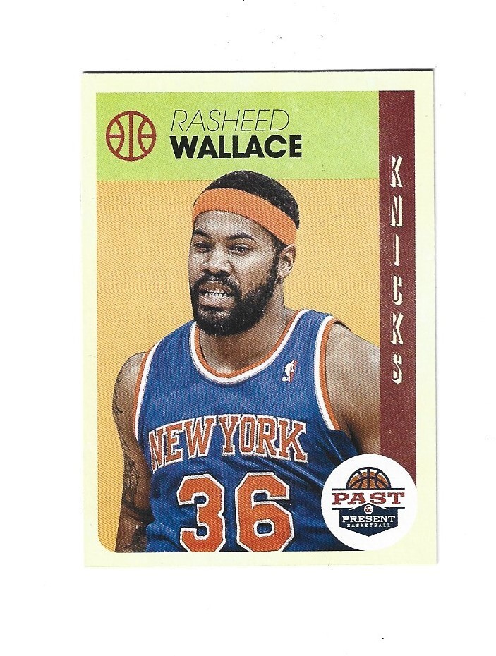 2012-13 Panini Past and Present #14 Rasheed Wallace  NEW YORK  KNICKS