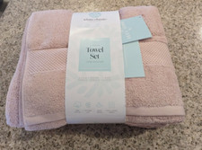Luxury Pink Bath Towel Set - Hotel Soft Cotton 2/Bath 2/Hand 4/Wash - 8 Piece